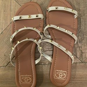 Brand new studded sandals